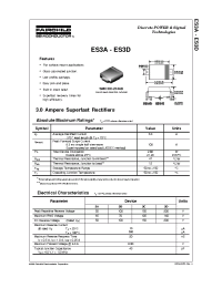 Datasheet ES3A manufacturer Fairchild