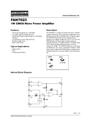 Datasheet FAN7023 manufacturer Fairchild