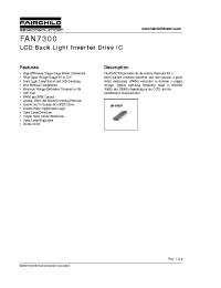Datasheet FAN7300 manufacturer Fairchild
