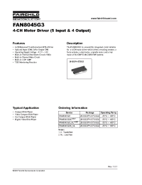 Datasheet FAN8045G3X manufacturer Fairchild