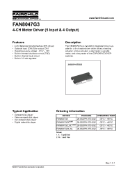 Datasheet FAN8047G3X_NL manufacturer Fairchild