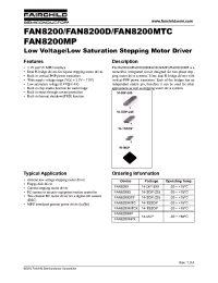 Datasheet FAN8200 manufacturer Fairchild
