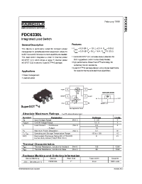 Datasheet FDC6330L производства Fairchild