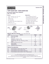 Datasheet FDD120AN15A производства Fairchild