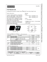 Datasheet FDFMA3N109 производства Fairchild