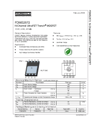 Datasheet FDMS2572 производства Fairchild