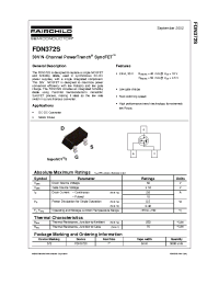 Datasheet FDN372S производства Fairchild