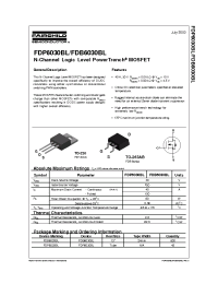 Datasheet FDP6030 производства Fairchild