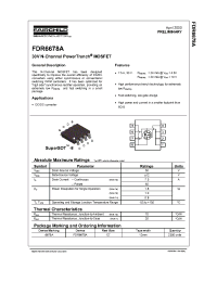 Datasheet FDR6678A производства Fairchild