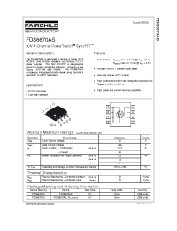 Datasheet FDS6670AS производства Fairchild