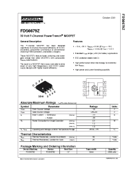 Datasheet FDS6679Z производства Fairchild