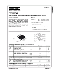 Datasheet FDS6898AZ производства Fairchild