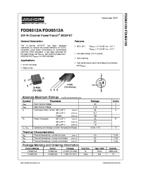 Datasheet FDU6512A производства Fairchild
