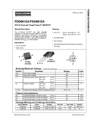 Datasheet FDU6612A производства Fairchild