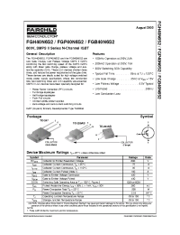 Datasheet FGP40N6S2 производства Fairchild