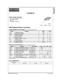 Datasheet FJAF4210 производства Fairchild