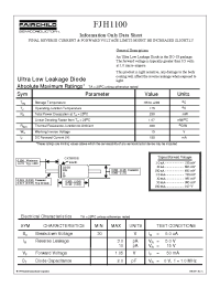Datasheet FJH1100 производства Fairchild