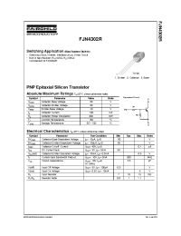 Datasheet FJN4302R производства Fairchild