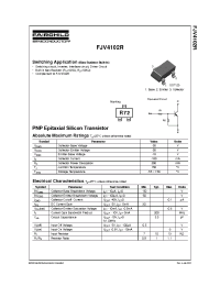 Datasheet FJV4102R производства Fairchild