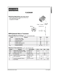 Datasheet FJX3009R производства Fairchild