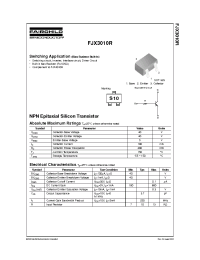 Datasheet FJX3010R производства Fairchild