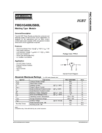 Datasheet FMG1G400US60L производства Fairchild