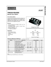 Datasheet FMG2G150US60 производства Fairchild