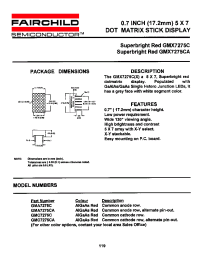 Datasheet GMC7275C производства Fairchild