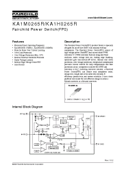 Datasheet KA1M0265RYDTU производства Fairchild