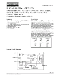 Datasheet KA5L0165RV производства Fairchild