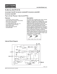 Datasheet KA5Q0765RTTU производства Fairchild