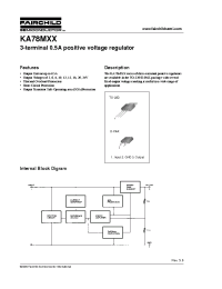 Datasheet KA78M10 производства Fairchild