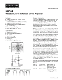 Datasheet KH561AK производства Fairchild