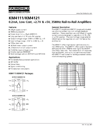 Datasheet KM4121 производства Fairchild