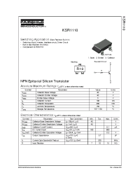 Datasheet KSR1110 производства Fairchild