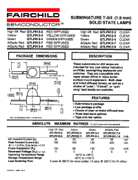 Datasheet QTLP912-3 производства Fairchild