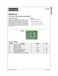 Datasheet RMPA39100 manufacturer Fairchild