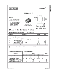 Datasheet SS22-S210 производства Fairchild
