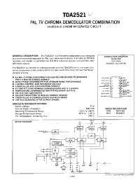 Datasheet TDA2521 производства Fairchild
