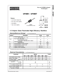 Datasheet UF4004 производства Fairchild