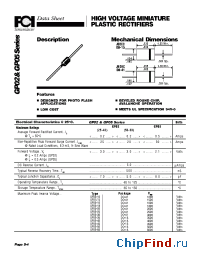 Datasheet GP02-25 производства FCI
