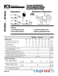 Datasheet UF16C05 производства FCI