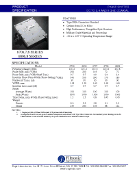 Datasheet 6606 manufacturer Filtronic