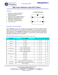 Datasheet FMS2003-005 производства Filtronic
