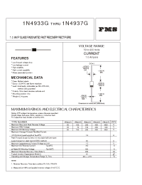 Datasheet 1N4935G manufacturer Formosa