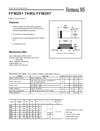 Datasheet FFM201 производства Formosa
