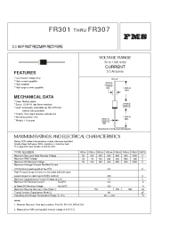 Datasheet FR306 manufacturer Formosa