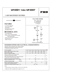 Datasheet UF4004 производства Formosa