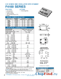 Datasheet F4100R manufacturer Fox Electronics
