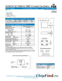 Datasheet FOX465 производства Fox Electronics